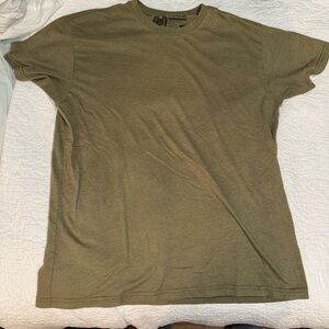 INTO THE AM Olive Green Crewneck T-Shirt – Size Large